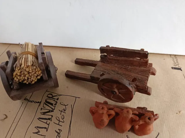 Figuritas Belén Navidad Carro con Jarras
