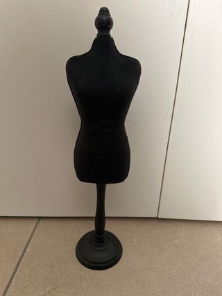 Manichino porta collane nero