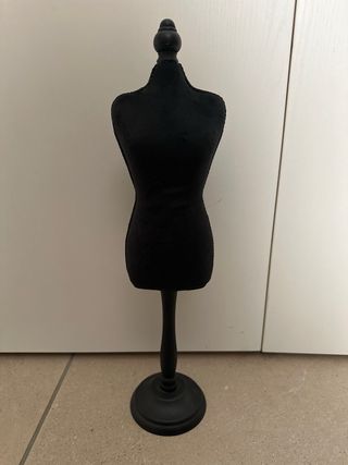 Manichino porta collane nero