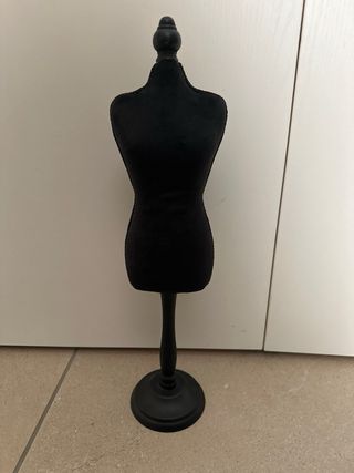 Manichino porta collane nero