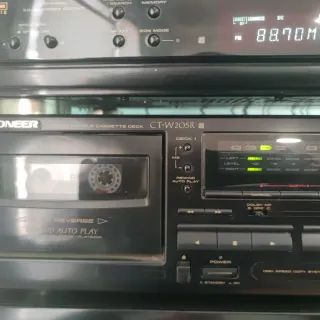 Equipo Hi-Fi Pioneer Negro pletina CT-W510 vendida