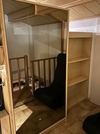 Dormitorio juvenil cama/armario/estanterias/cajon