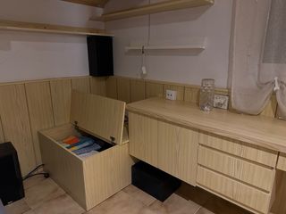 Dormitorio juvenil cama/armario/estanterias/cajon