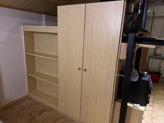 Dormitorio juvenil cama/armario/estanterias/cajon