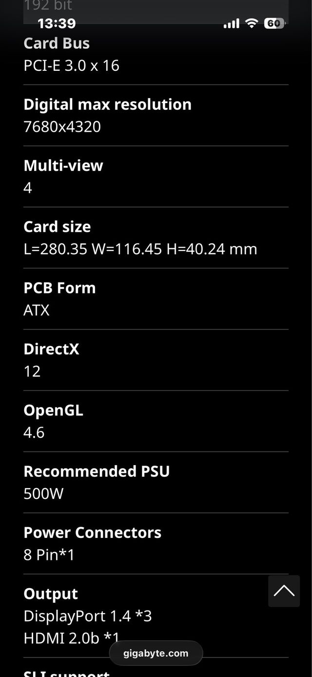 Tarjeta Gráfica Gigabyte RTX 2060 OC PRO 6GB