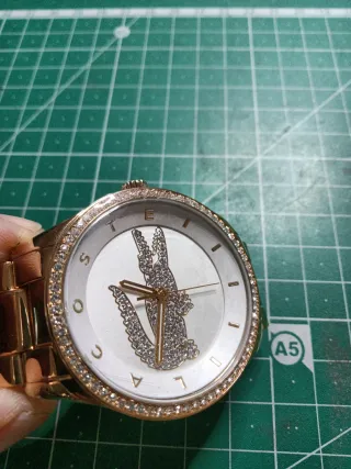 Reloj Lacoste Mujer Dorado y Blanco