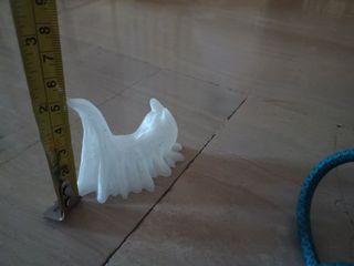 Piccolo Gattino fantasma bianco o rosso