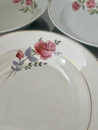 Platos La Cartuja Pickman Rosas
