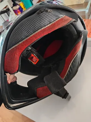 Casco Moto Shiro Negro Talla L Visera Ajustable