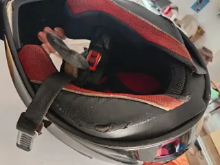 Casco Moto Shiro Negro Talla L Visera Ajustable