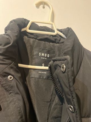 Chaqueta acolchada negra