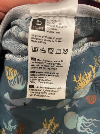 Cuscino Stokke Tripp Trapp fantasia marina