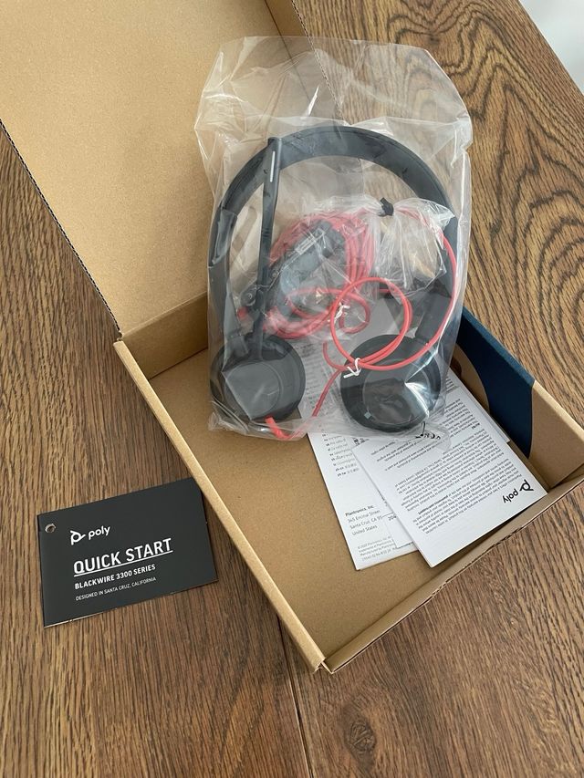 Auriculares Poly Blackwire 3320 USB-A