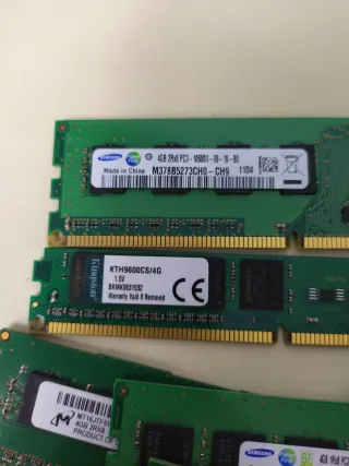 Lote 30x DDR3 4GB Memoria RAM Varias