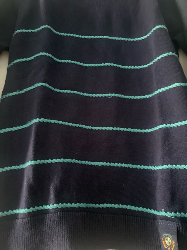 Jersey niño azul rayas