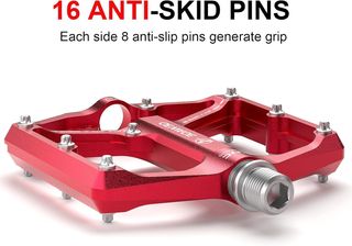 Pedales GEWAGE CNC Aluminio Rojo