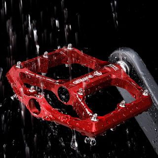 Pedales GEWAGE CNC Aluminio Rojo