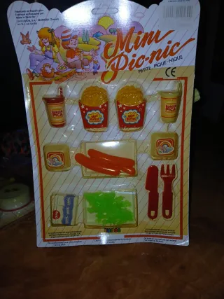 Blister Comiditas Mini Picnic Años 80
