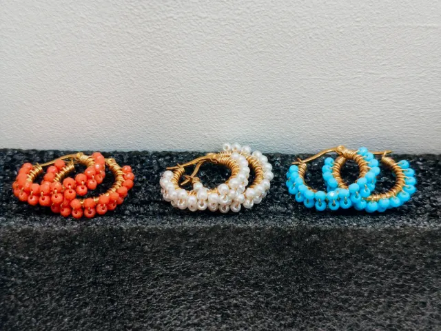 Pendientes Aros Acero Inoxidable Dorados