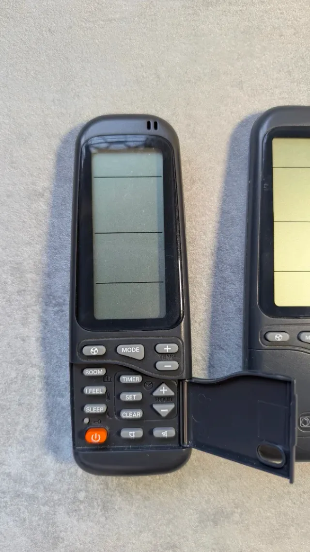 Mando Aire Acondicionado Johnson Negro