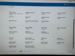 Dell Inspiron 5593 i7 10g 16gb  3200MHz 512gb m2