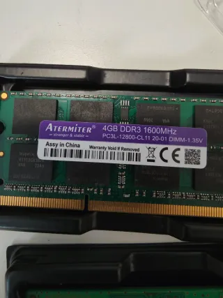 2 X 4GB  DDR3L RAM 1600MHz