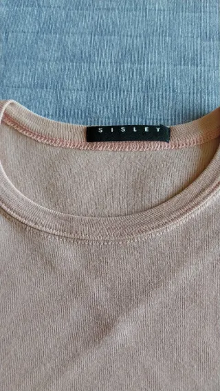 Maglia Sisley manica lunga cotone