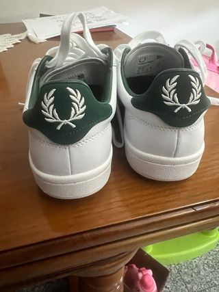 Zapatillas Fred Perry Blancas y Verdes