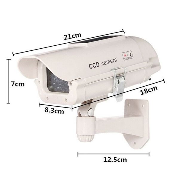 Cámara de Seguridad simulada carga Solar