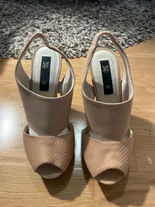 Tacones “Leticios” Mango Beige Talla 37