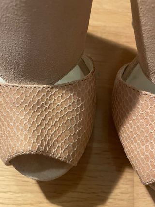 Tacones “Leticios” Mango Beige Talla 37