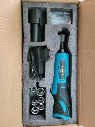 CARRACA ELECTRICA NUEVA TRINQUETE LLAVE TALADRO