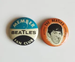 Fan Club dei vecchi Beatles Pins 1964
