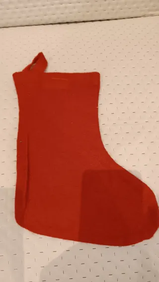 Calza Befana rossa con strega