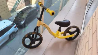 Bici iniciación aprendizaje luz en ruedas