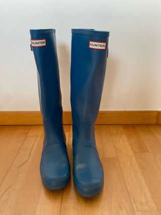 Botas Hunter Azules + Calcetines