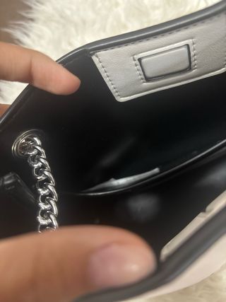 Bolso Calvin Klein Blanco Cadena