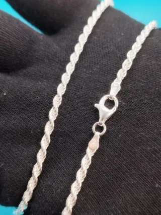 Cadena Cordon Plata 925