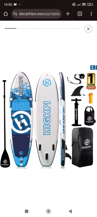 Tabla Paddle Surf Casi Nueva