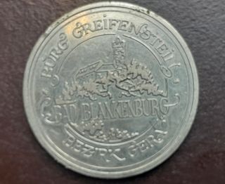 Medaglia Burg Greifenstein Bad Blankenburg Gera DD