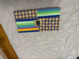 Bolso de mano multicolor