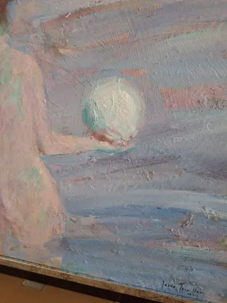 LA BAÑISTA DE JESUS MULLOR,Cuadro abstracto mujer 