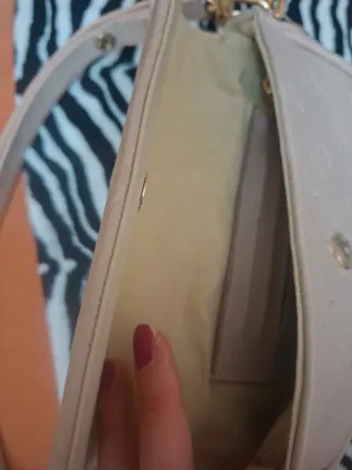 Bolso Louis Vuitton Beige y Dorado