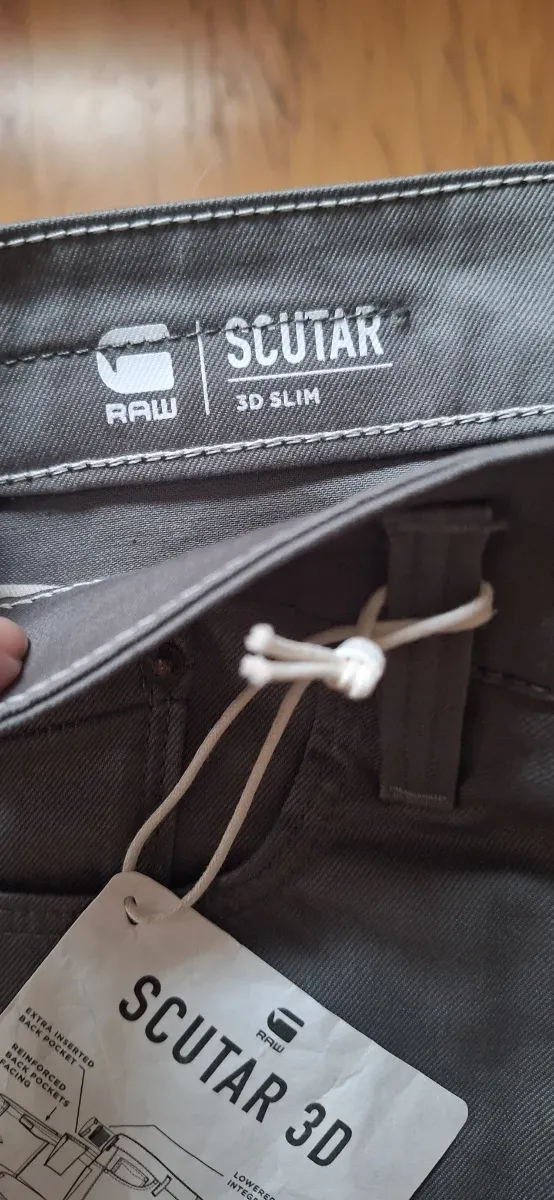 Vaqueros G-Star RAW SCUTAR 3D Grises Nuevos