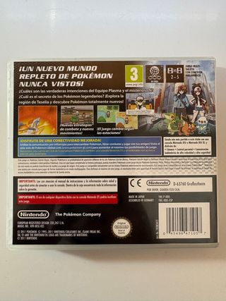 Pokémon Edición Negra Nintendo DS
