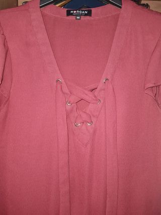 Blusa Morgan Morada Talla 38.