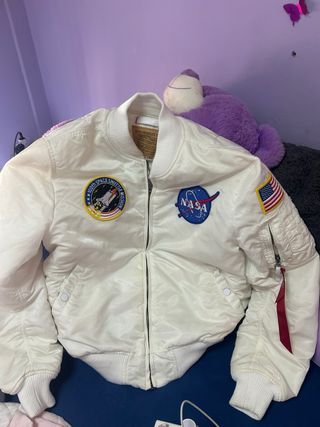 Cazadora Bomber MA-1 VF NASA Alpha Industries Tall