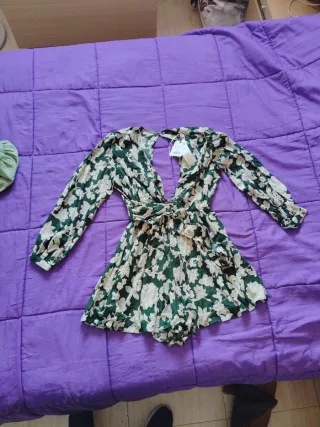 Mono Zara floral talla S