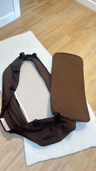 Capazo Bugaboo Marrón, con colchón con su funda