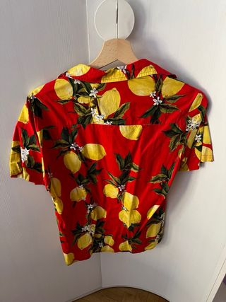 Camisa estampada de limones